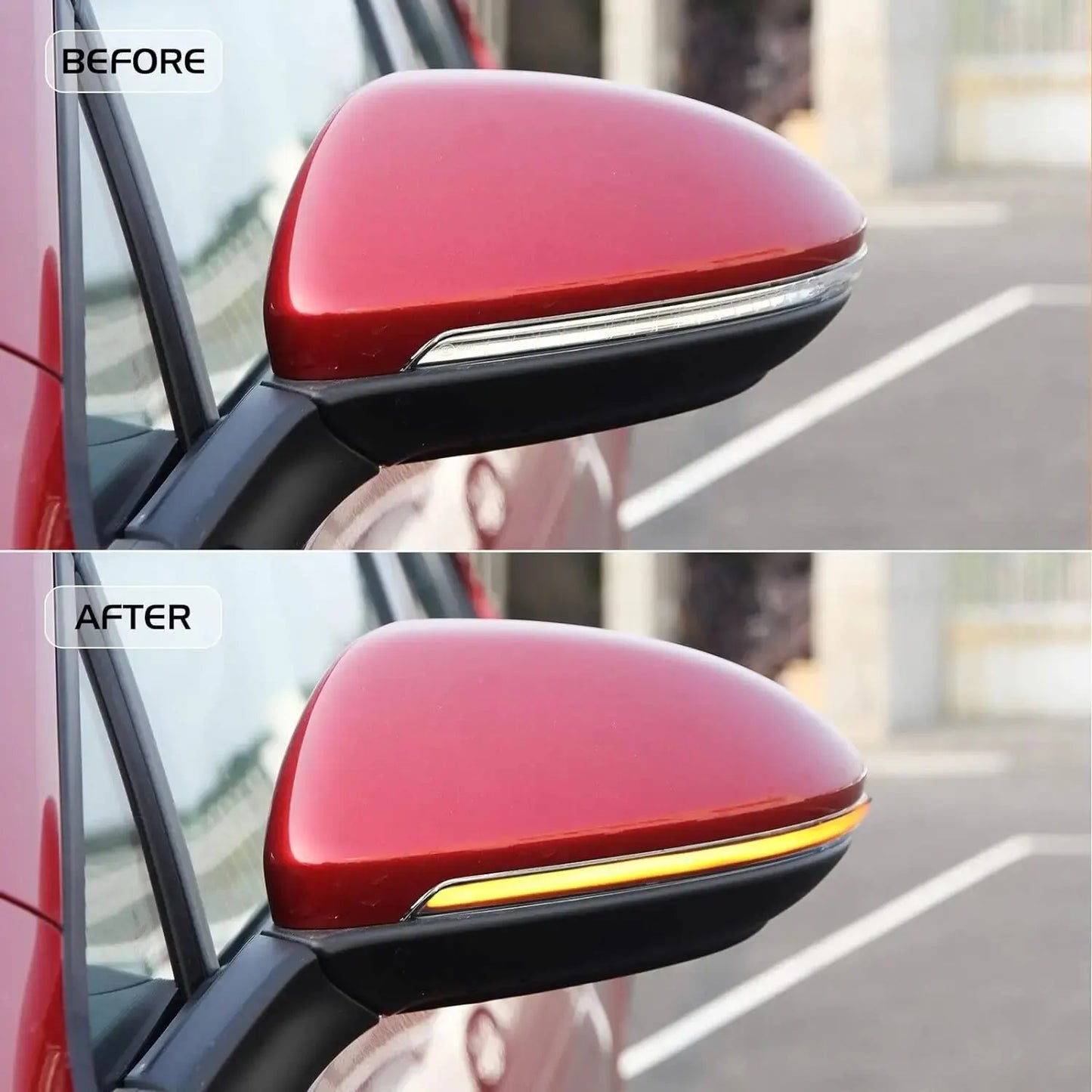 For VW Golf 7 VII MK7.5 JETTA MK7 Touran Dynamic Turn Signal LED Side Wing Rearview Mirror Indicator Blinker Sequential Light