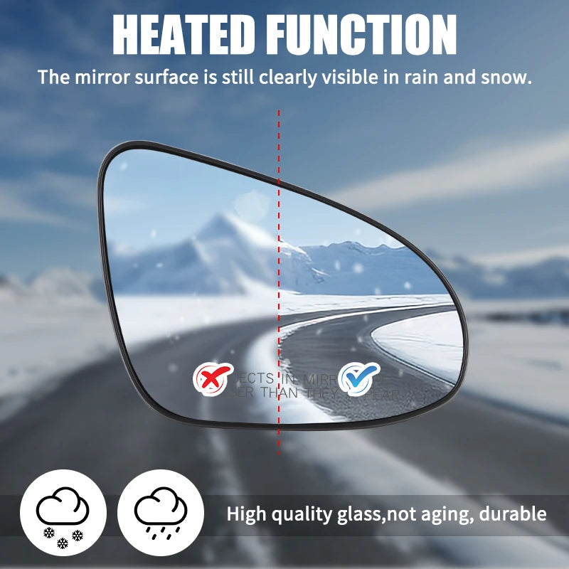 Side Rear View Mirror Glass Heated Door Wing For Toyota Corolla US 2014 2015 2016 2017 2018 2019 Heated 8793102F90 8796102F30