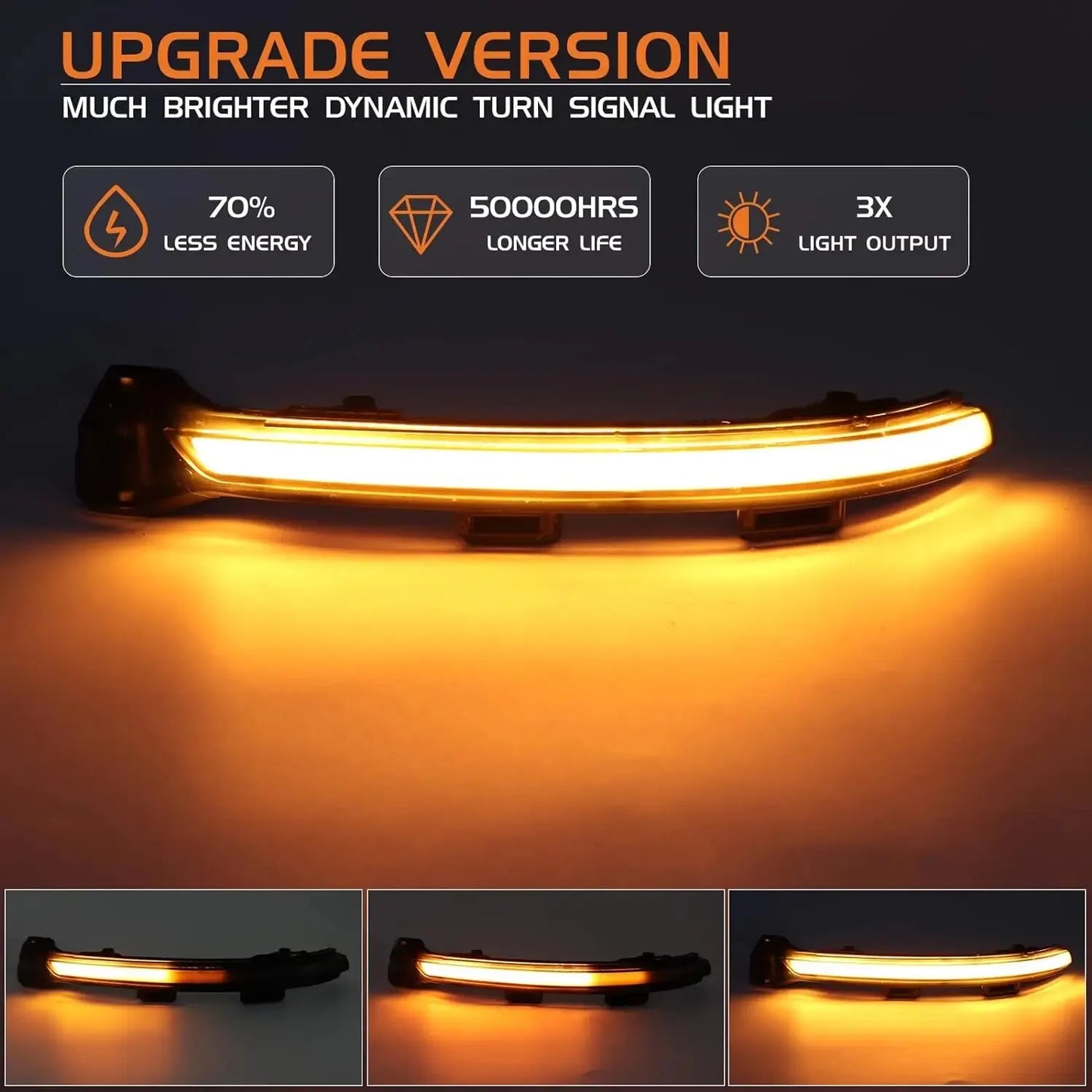 For VW Golf 7 VII MK7.5 JETTA MK7 Touran Dynamic Turn Signal LED Side Wing Rearview Mirror Indicator Blinker Sequential Light
