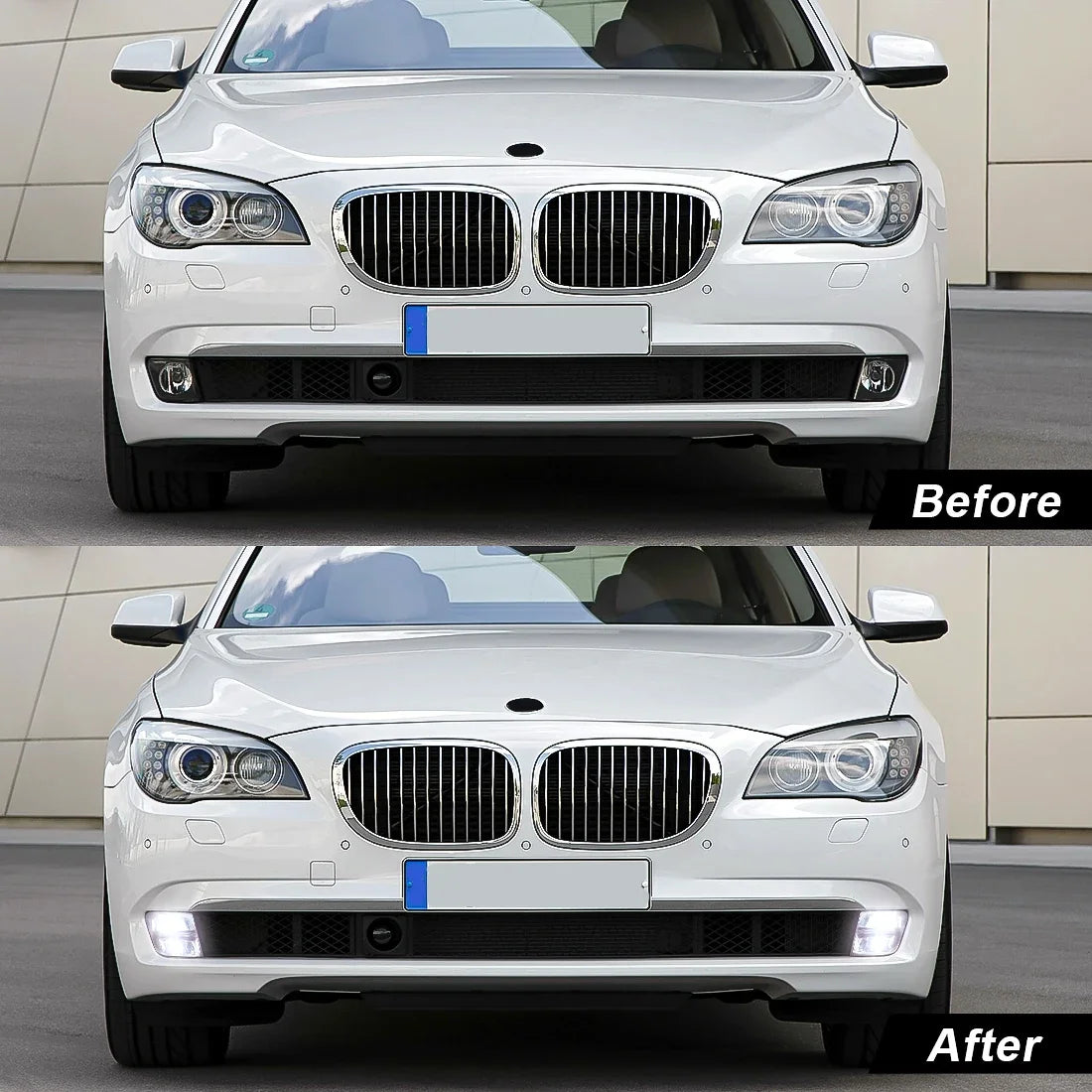 Front Bumper Driving Lights For BMW 7 Series F01 F02 F03 730i 740i 750i 760i Car LED Fog Lamps OE: 63177311288 63177311287 12V