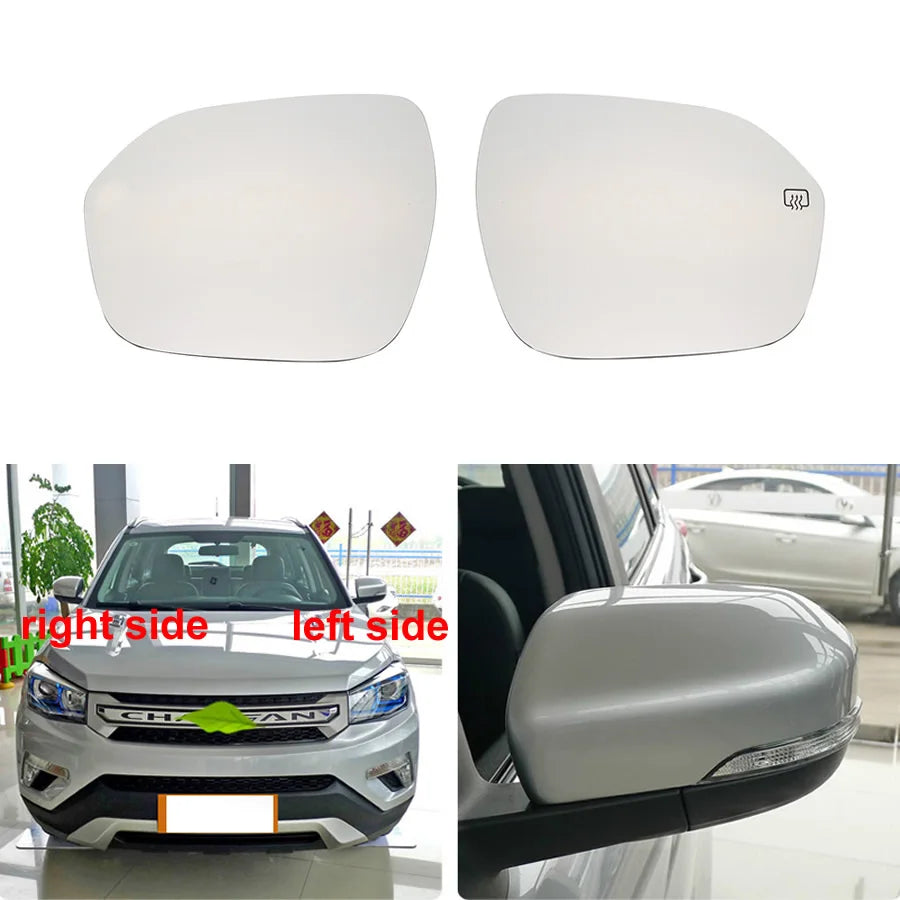 Car Mirrors For Changan CS75 Car Accessories Outer Rearview Side Mirrors Lens Door Wing Rear View Mirror Glass Lenses