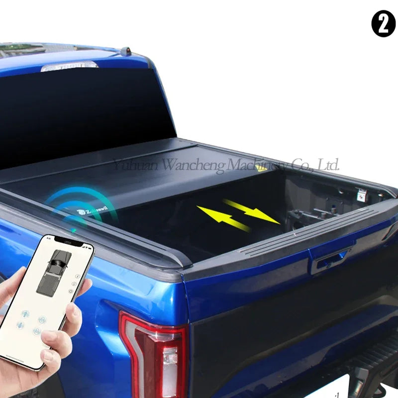 Truck Bed Roller Electric Pickup Truck Bed Cover Trifold Tonneau Cover Hard Tri Fold For  Ram 2017