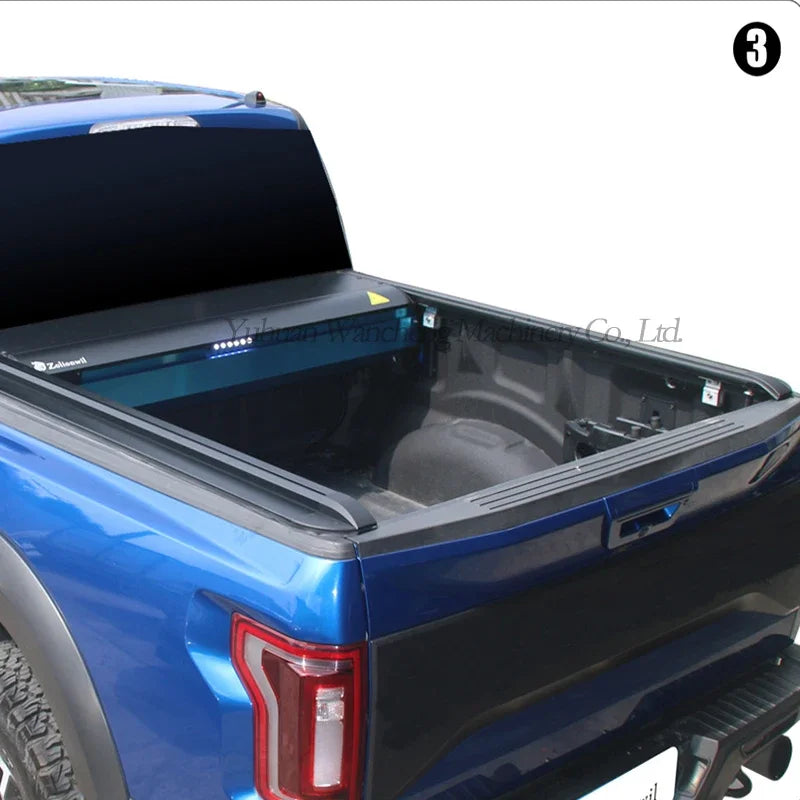 Truck Bed Roller Electric Pickup Truck Bed Cover Trifold Tonneau Cover Hard Tri Fold For  Ram 2017