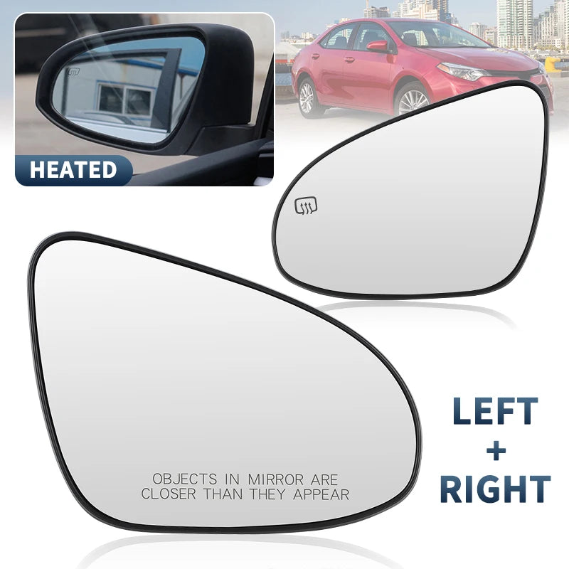 Side Rear View Mirror Glass Heated Door Wing For Toyota Corolla US 2014 2015 2016 2017 2018 2019 Heated 8793102F90 8796102F30