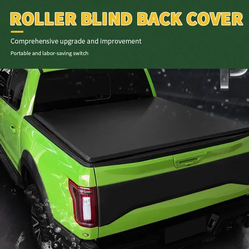 Aluminum Hard Retractable Truck Pickup Bed Cover For Toyota Hilux Revo Rocoo Vigo Tundra Tacoma V6 V8 4WD