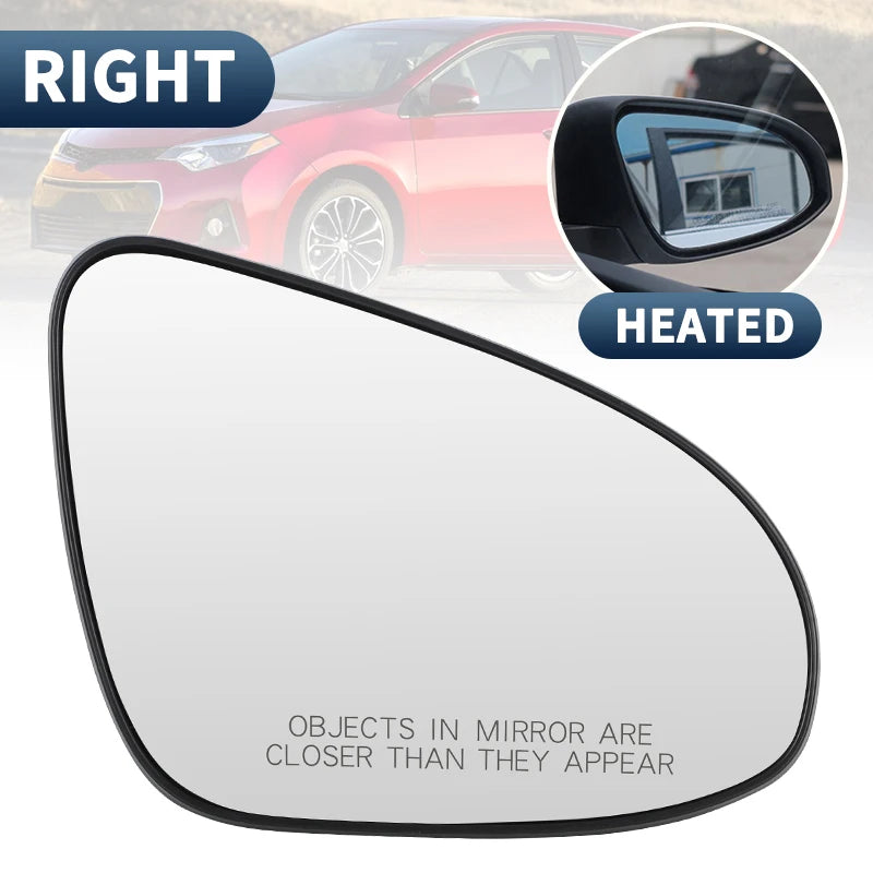 Side Rear View Mirror Glass Heated Door Wing For Toyota Corolla US 2014 2015 2016 2017 2018 2019 Heated 8793102F90 8796102F30