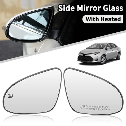Side Rear View Mirror Glass Heated Door Wing For Toyota Corolla US 2014 2015 2016 2017 2018 2019 Heated 8793102F90 8796102F30