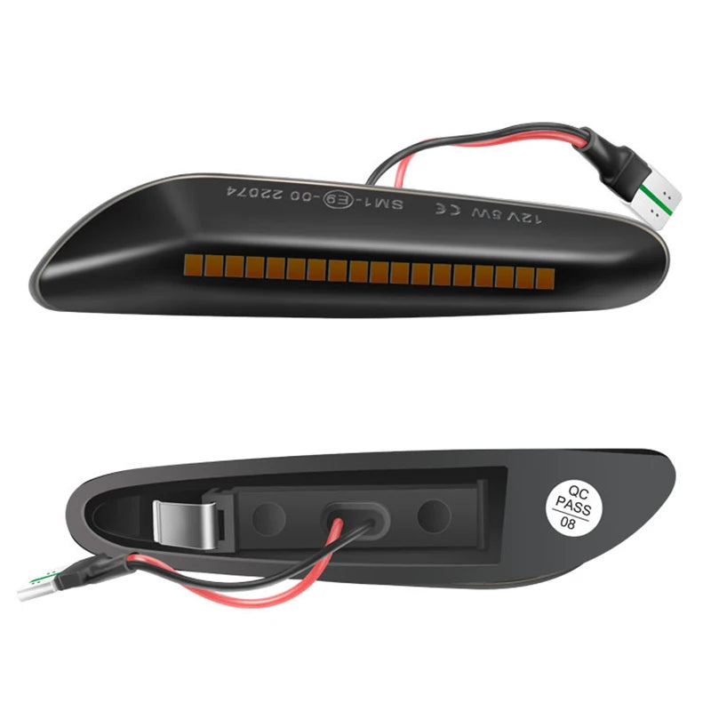 2pcs for BMW Led Dynamic Side Marker Turn Signal Light Sequential Blinker Light for E90 E91 E92 E93 E60 E87 E82 E46 Error Free