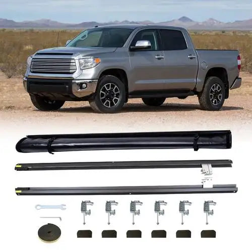 5.5ft Roll Up Truck Bed Tonneau Cover for 07-13 Toyota Tundra