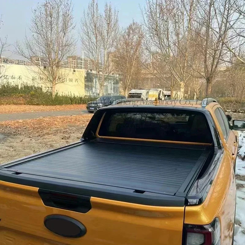 Truck Bed Roller Electric Pickup Truck Bed Cover Trifold Tonneau Cover Hard Tri Fold For  Ram 2017